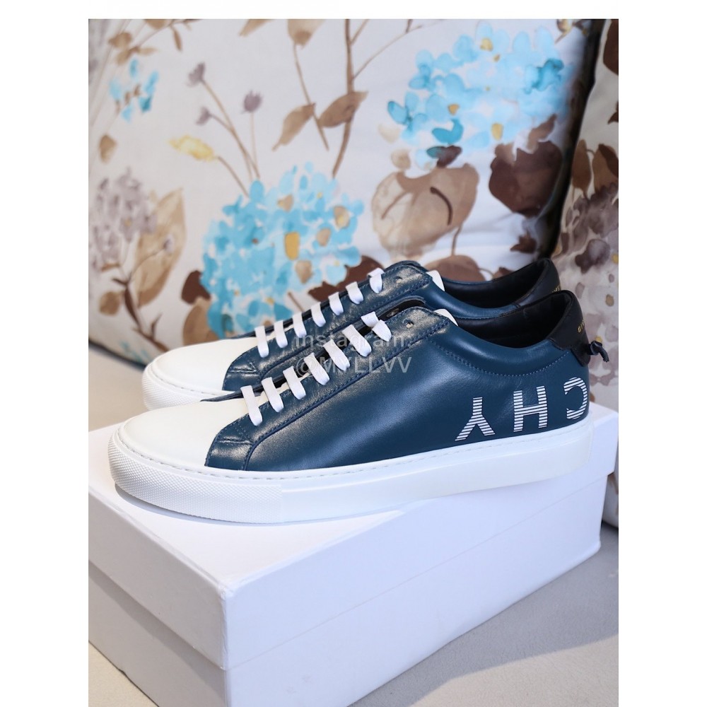 Givenchy Fashion Silk Cowhide Casual Shoes For Men And Women Blue