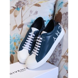 Givenchy Fashion Silk Cowhide Casual Shoes For Men And Women Blue