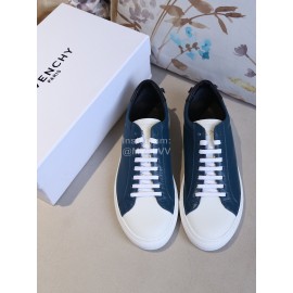 Givenchy Fashion Silk Cowhide Casual Shoes For Men And Women Blue