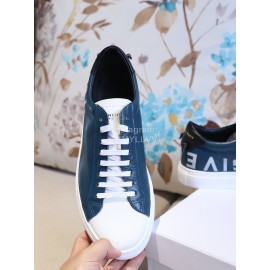 Givenchy Fashion Silk Cowhide Casual Shoes For Men And Women Blue