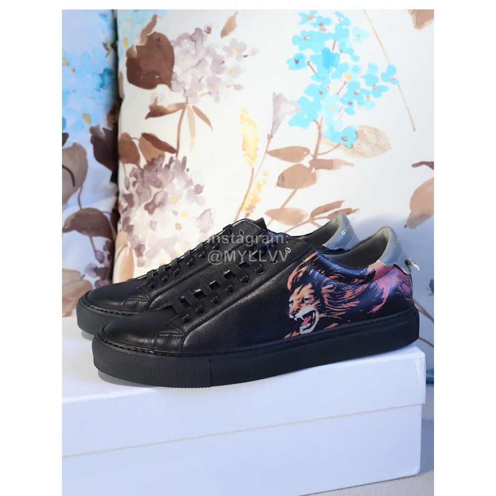 Givenchy Fashion Printed Silk Cowhide Casual Shoes For Men And Women
