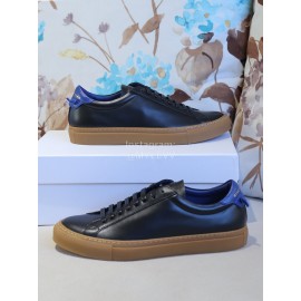 Givenchy Simple Black Silk Cowhide Casual Shoes For Men And Women