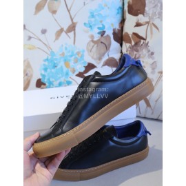 Givenchy Simple Black Silk Cowhide Casual Shoes For Men And Women
