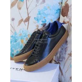 Givenchy Simple Black Silk Cowhide Casual Shoes For Men And Women