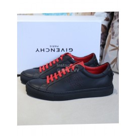 Givenchy Black Simple Silk Cowhide Casual Shoes For Men And Women