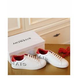 Givenchy Fashion Leather Casual Shoes For Men And Women Red