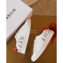 Givenchy Fashion Leather Casual Shoes For Men And Women Red