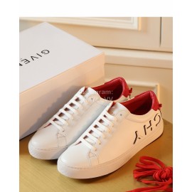 Givenchy Fashion Leather Casual Shoes For Men And Women Red