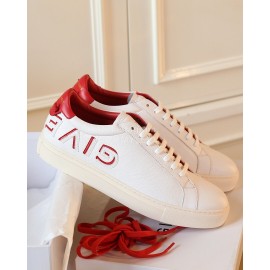 Givenchy New Leather Casual Shoes Red For Men And Women 