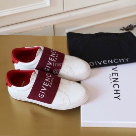 Givenchy New Leather Casual Shoes For Men And Women Wine Red