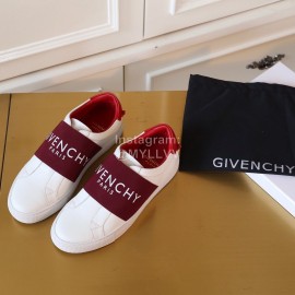 Givenchy New Leather Casual Shoes For Men And Women Wine Red