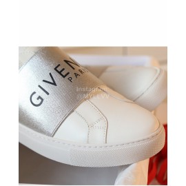 Givenchy New Leather Casual Shoes For Men And Women Silver