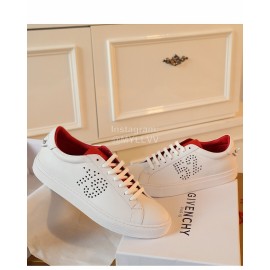 Givenchy New Leather Casual Shoes For Men And Women Red