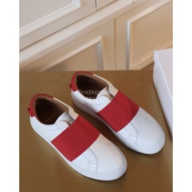 Givenchy New Red Leather Casual Shoes For Men And Women 