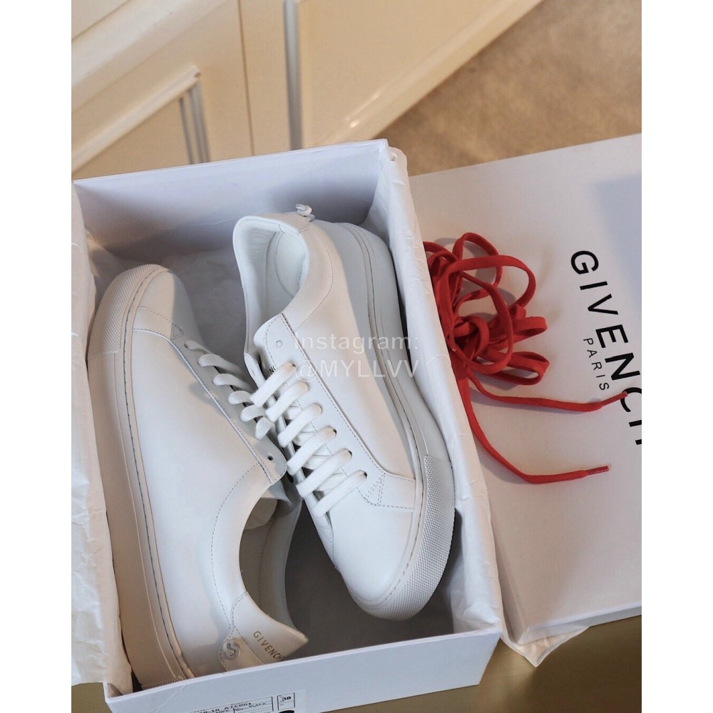 Givenchy White New Leather Casual Shoes For Men And Women 