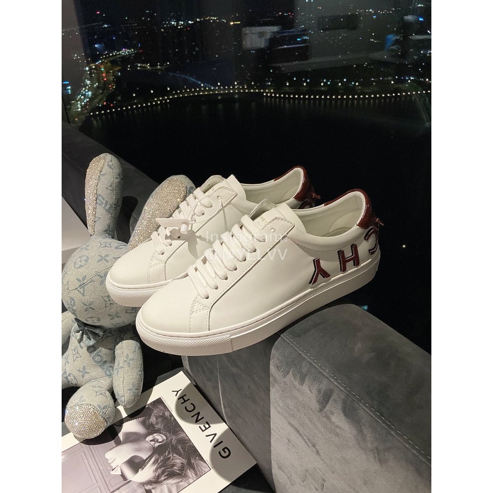 Givenchy New Silk Leather Casual Shoes For Men And Women Brown