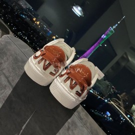 Givenchy New Silk Leather Casual Shoes For Men And Women Brown