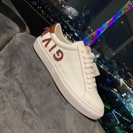 Givenchy New Silk Leather Casual Shoes For Men And Women Brown