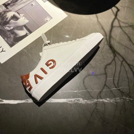 Givenchy New Silk Leather Casual Shoes For Men And Women Brown