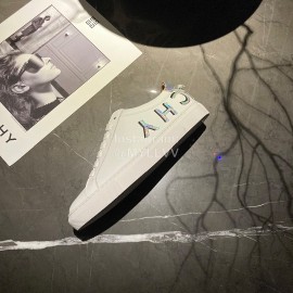 Givenchy New Silk Leather Casual Shoes For Men And Women Silver