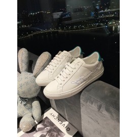 Givenchy New Silk Leather Casual Shoes For Men And Women Green