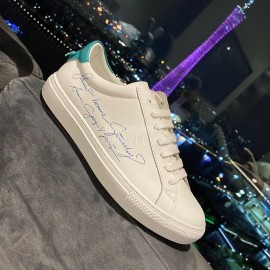 Givenchy New Silk Leather Casual Shoes For Men And Women Green