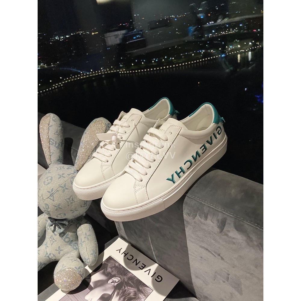 Givenchy New Silk Leather Casual Shoes Green For Men And Women 