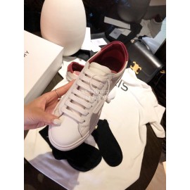 Givenchy Silk Leather Lace Up Casual Sneakers For Men And Women