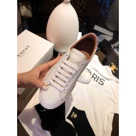 Givenchy Silk Leather Lace Up Casual Sneakers For Men And Women Brown