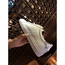 Givenchy Silk Leather Lace Up Casual Sneakers For Men And Women Brown