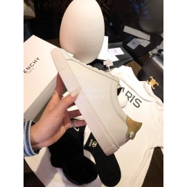 Givenchy Silk Leather Lace Up Casual Sneakers For Men And Women Coffee