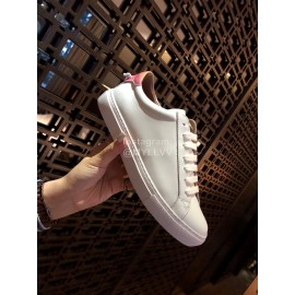Givenchy Silk Leather Lace Up Casual Sneakers For Men And Women Coffee