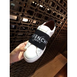 Givenchy Silk Cowhide Lace Up Casual Sneakers For Men And Women Black
