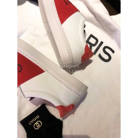 Givenchy Silk Cowhide Lace Up Casual Sneakers For Men And Women Red