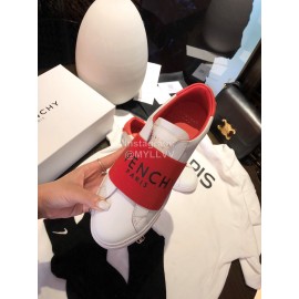 Givenchy Silk Cowhide Lace Up Casual Sneakers For Men And Women Red