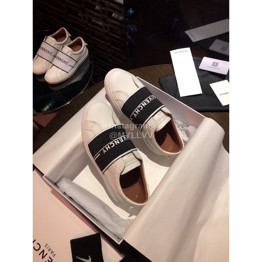 Givenchy Silk Leather Casual Sneakers For Men And Women Black