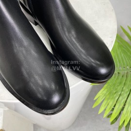 Givenchy Cowhide Short Boots For Women Black