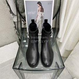 Givenchy Cowhide Short Boots For Women Black