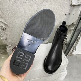 Givenchy Cowhide Short Boots For Women Black