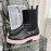 Givenchy Cowhide Pink Rubber Sole Short Boots For Women 