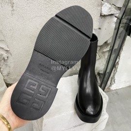 Givenchy Black Cowhide Short Boots For Women 