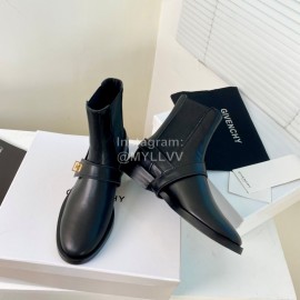 Givenchy Fashion Cowhide Short Boots For Women Black