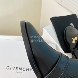 Givenchy Fashion Cowhide Short Boots For Women Black