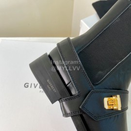 Givenchy Fashion Cowhide Short Boots For Women Black