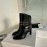 Givenchy Fashion Cowhide High Heeled Boots For Women Black