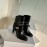 Givenchy Fashion Cowhide High Heeled Boots For Women Black