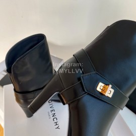 Givenchy Fashion Cowhide High Heeled Boots For Women Black