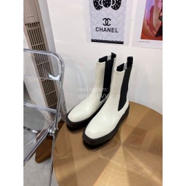 Givenchy Fashion Cowhide Short Boots For Women White