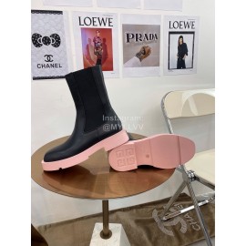 Givenchy Fashion Cowhide Short Boots For Women White