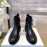 Givenchy Vintage Cowhide Short Boots For Women Black